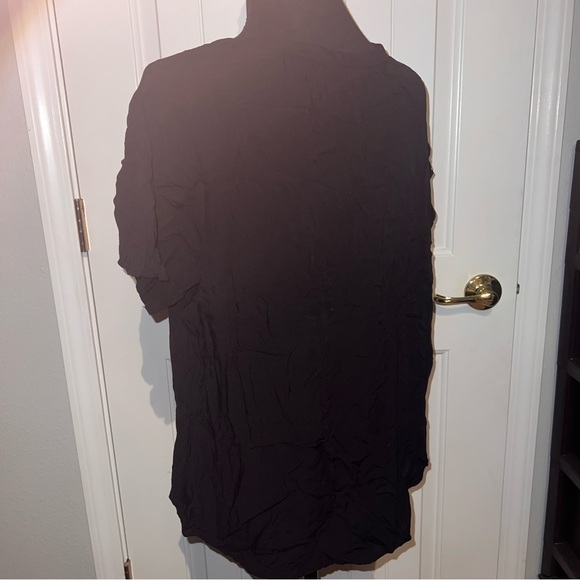 Old Navy Black Dress Top Size XL 100% Rayon/Viscose - Picture 2 of 4